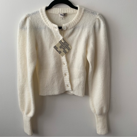 Baum Und Pferdgarten Sweater Cream Cardigan Catia Cropped Sz XS‎ - Picture 5 of 9